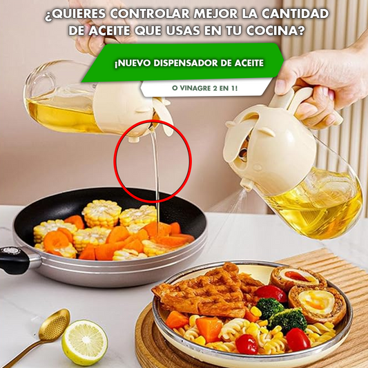 NUEVO DISPENSADOR DE ACEITE 2 EN 1